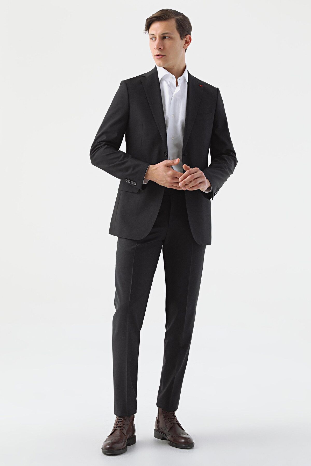 ds marié slim fit travel noir