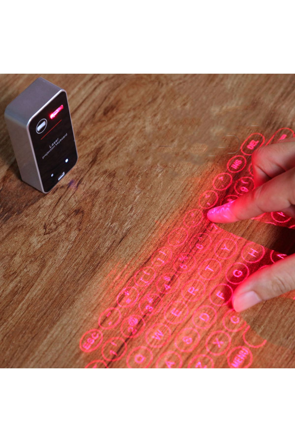YiHESZ-Laser Keyboard Bluetooth Virtual Laser Keyboard Wireless Projector Keyboard With Mouse function F... 2