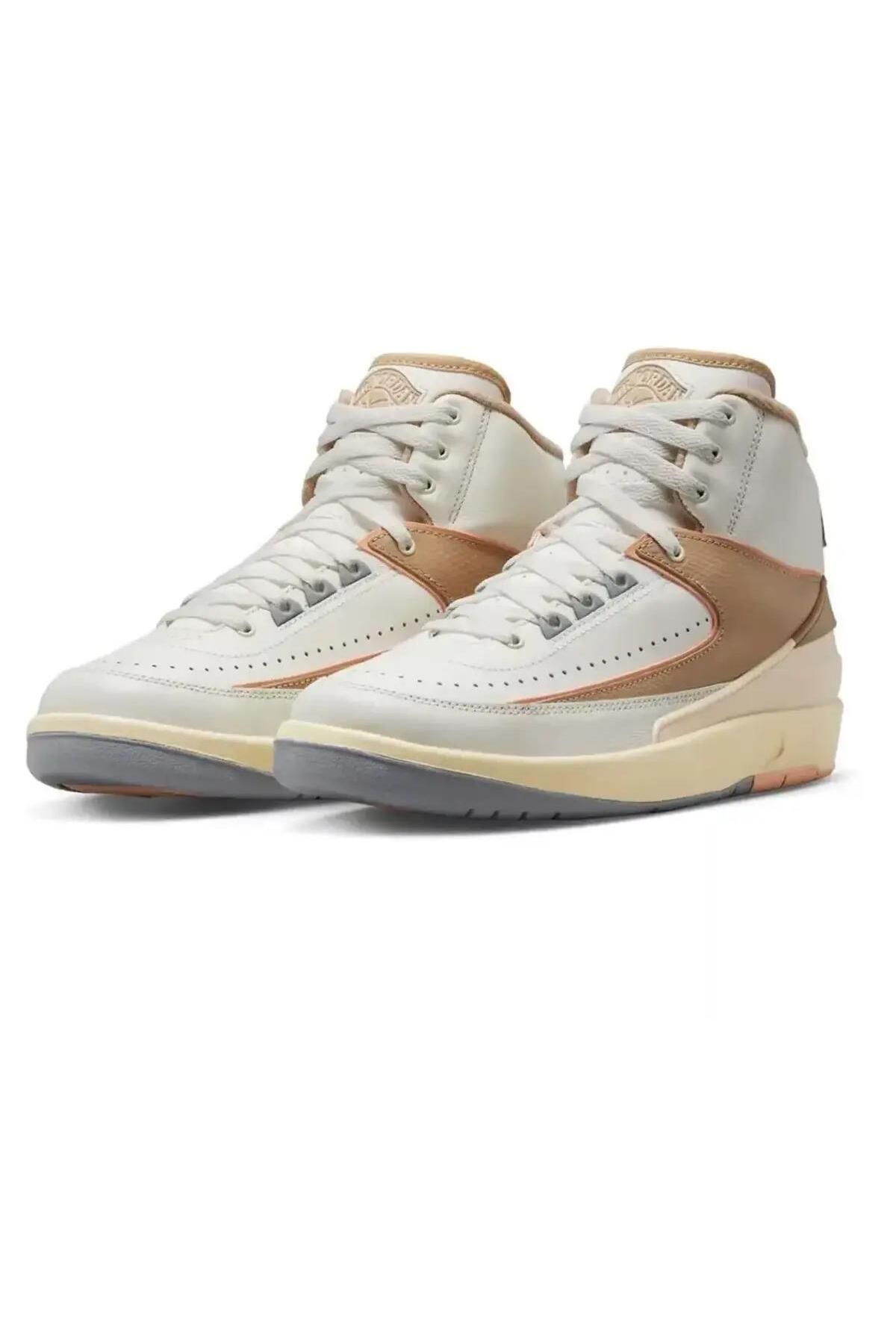 Nike-Air Jordan 2 Retro Real Leather High Top Women's Sneakers (Narrow Fit) 5