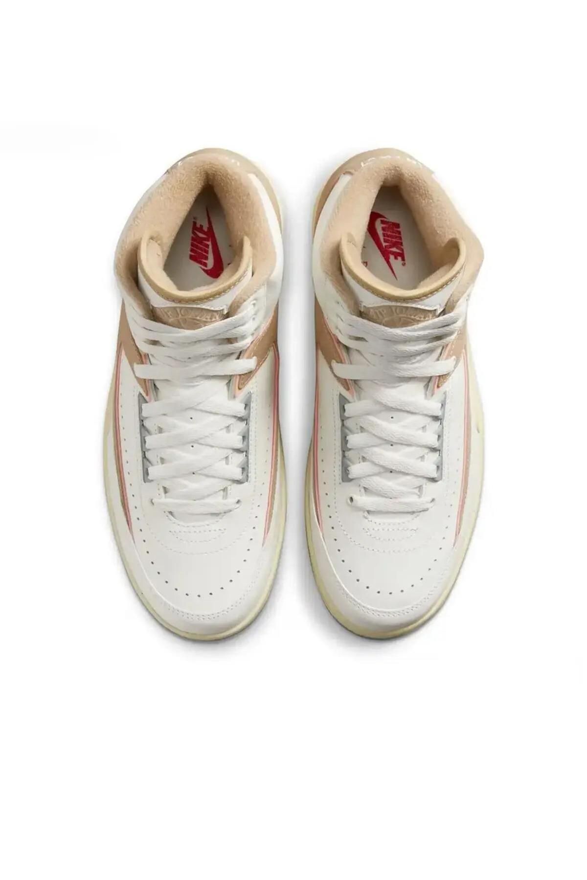 Nike-Air Jordan 2 Retro Real Leather High Top Women's Sneakers (Narrow Fit) 7