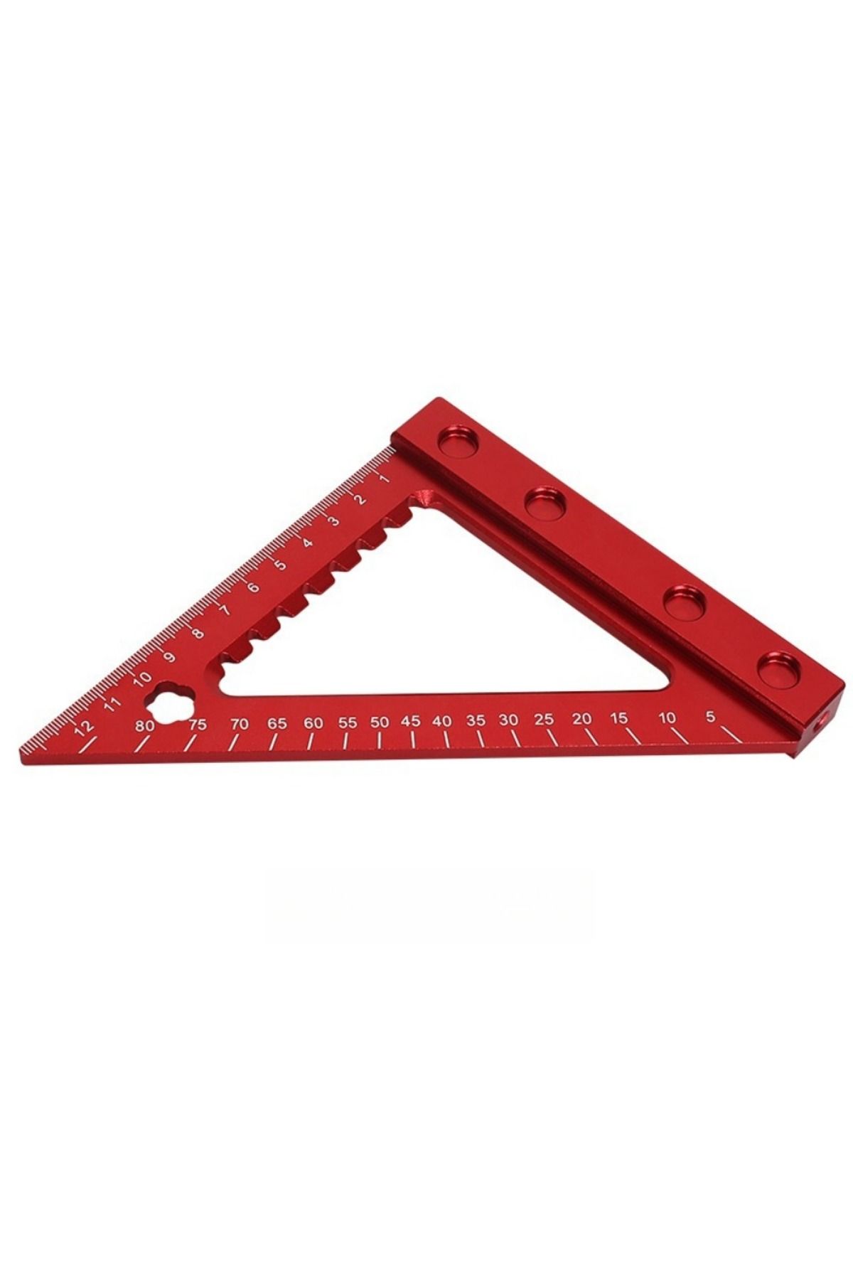 FNICEL-Precision Triangle Angle Protractor Layout Measurement Ruler, 45/90 Degree Right Angle Carpentry ... 6