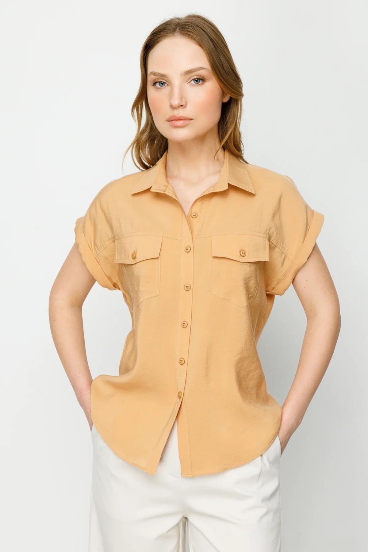 Ekol-1022 Model Pocket Detailed Shirt 2