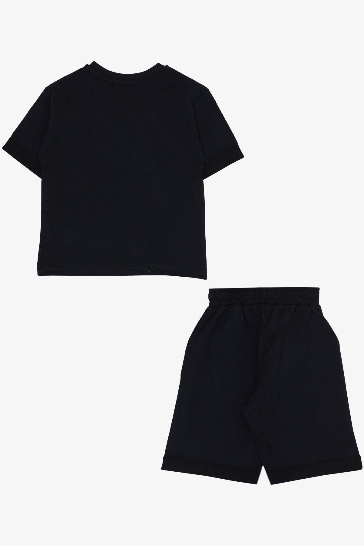 Breeze-3-7 Years Boy's Shorts Set - Pocketed, Navy Blue 5