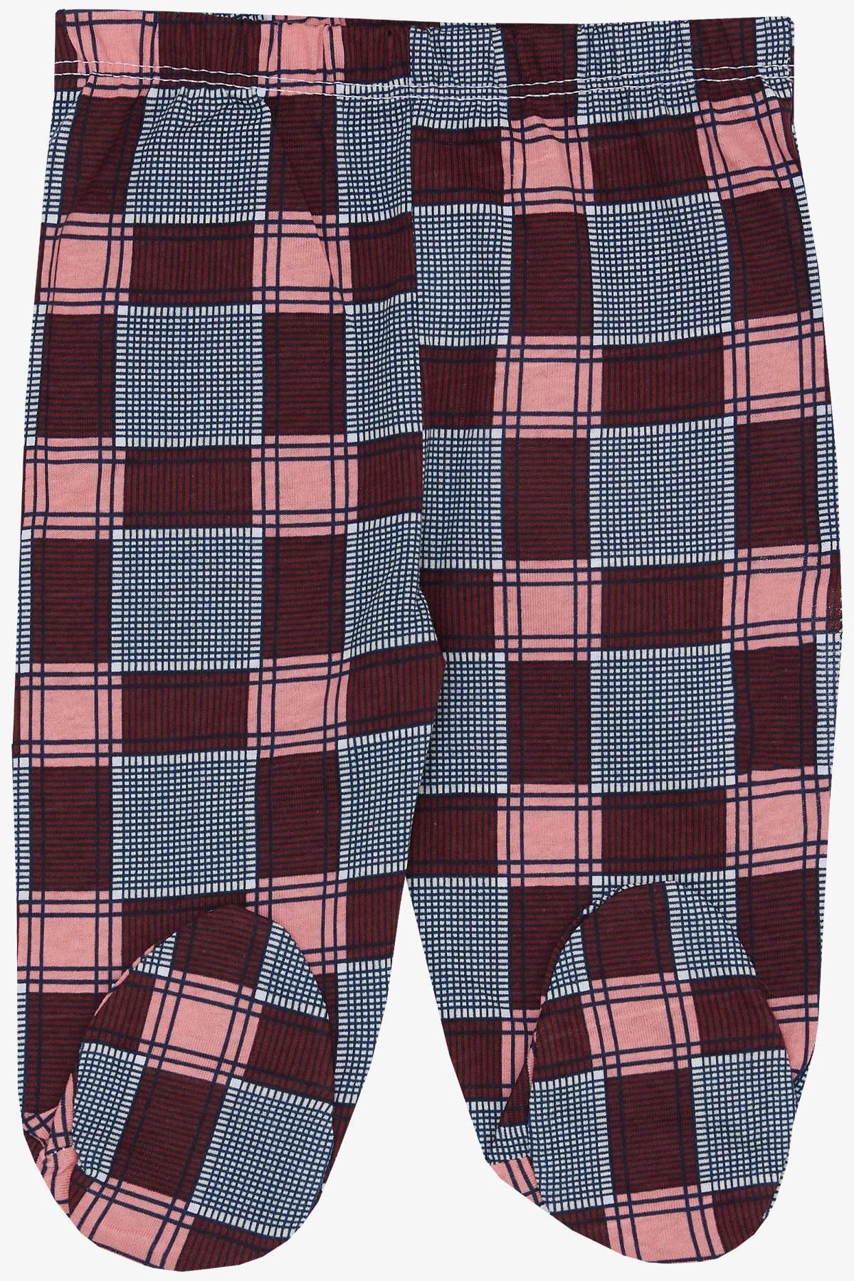 Breeze-6 Months Baby Girl with Booties - Bottom Plaid Pattern, Mixed Color 1