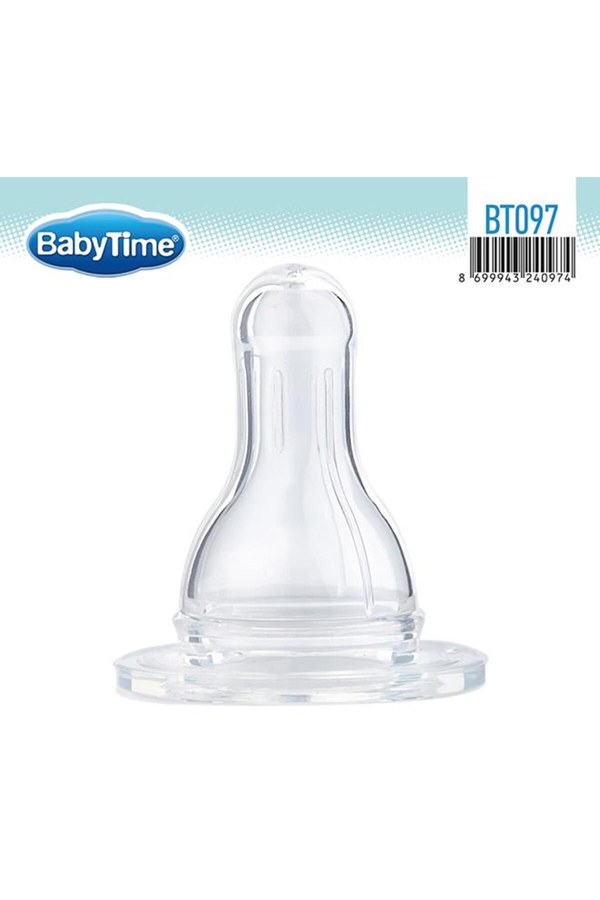 Babytime Silikon Klasik Biberon Emziği 2 No. 6-18 Ay