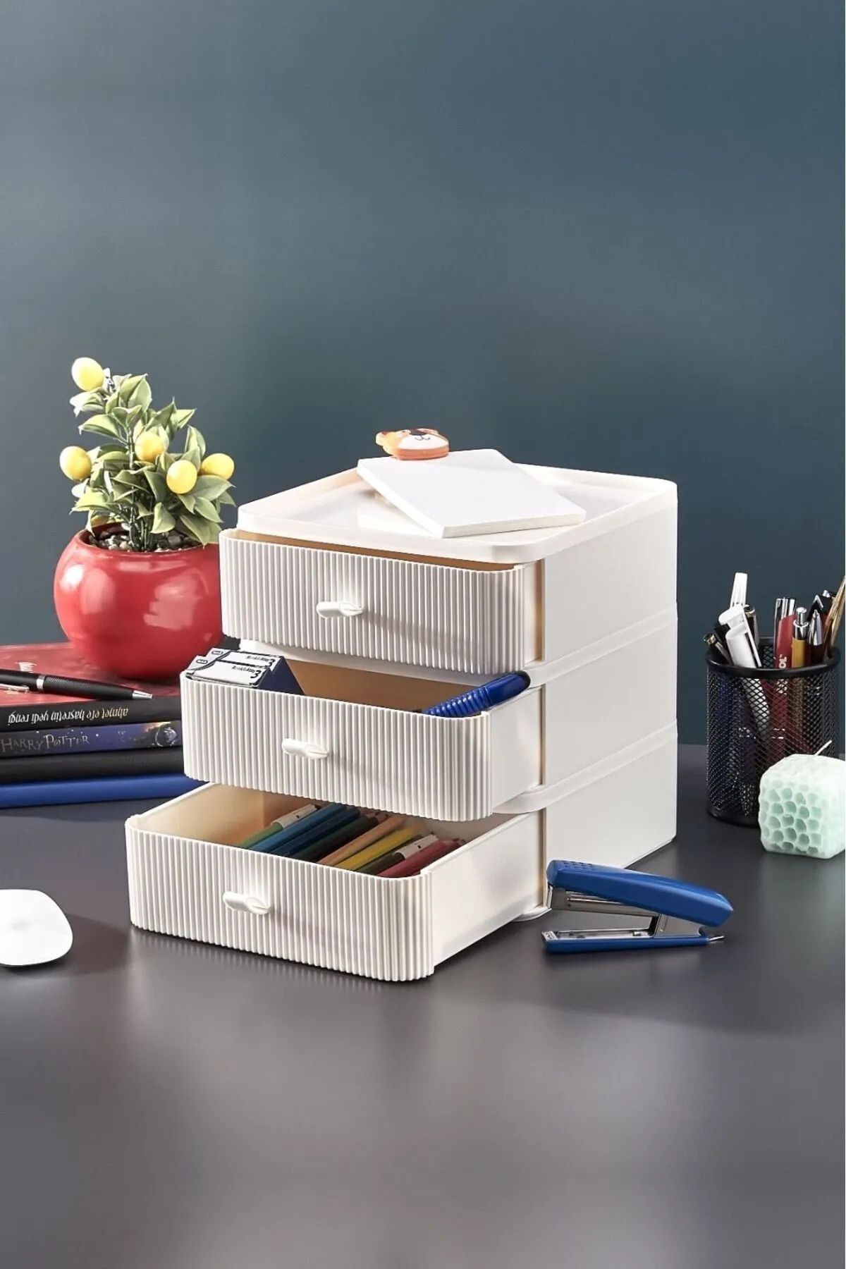 Lida Organizator Cu Sertar Cu 3 Niveluri - Organizator Practic Multifuncțional - Potrivit Pentru Machiaj Și Bijuterii - One Size