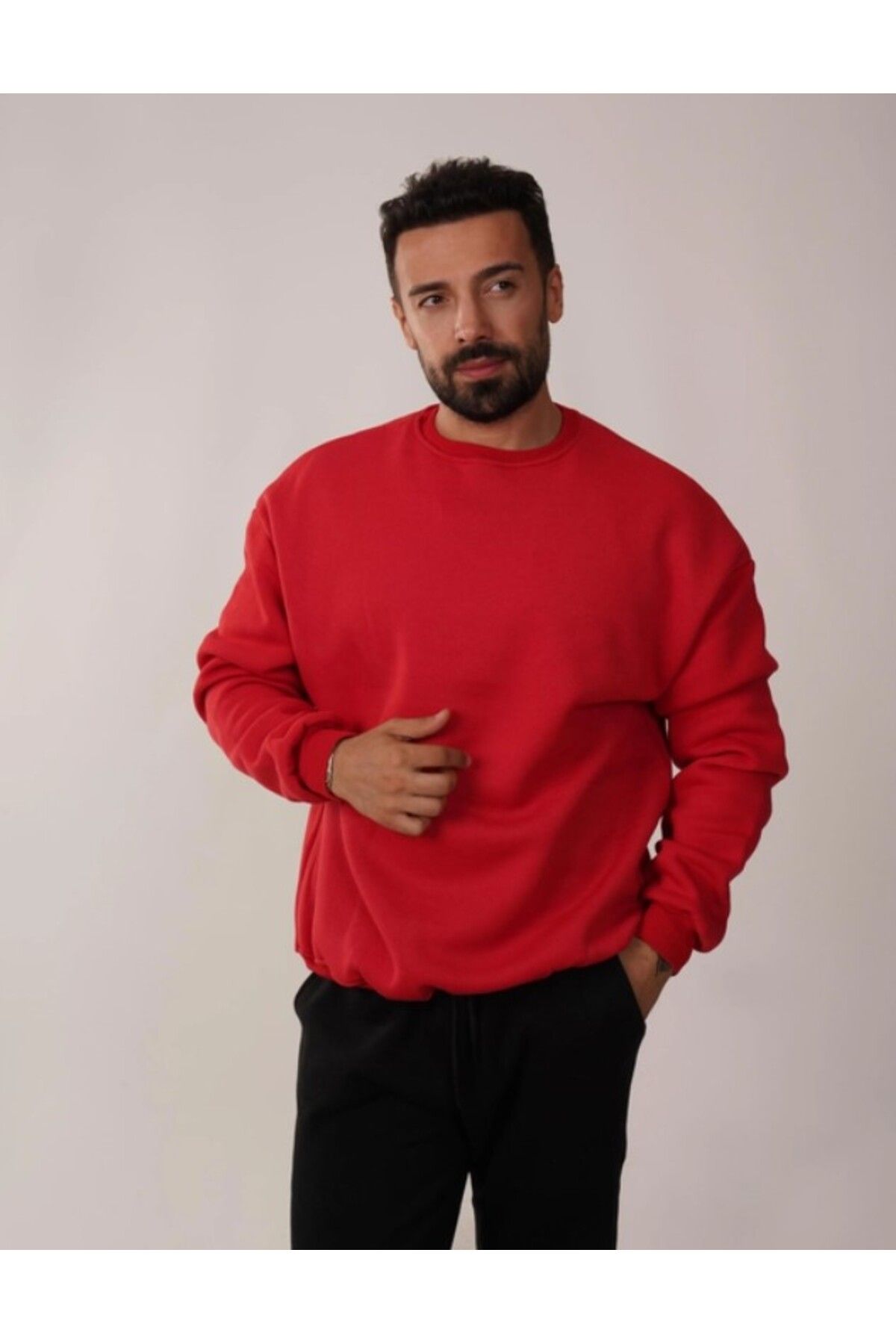 SCSARVİN 3 Thread Crew Neck Hoodie