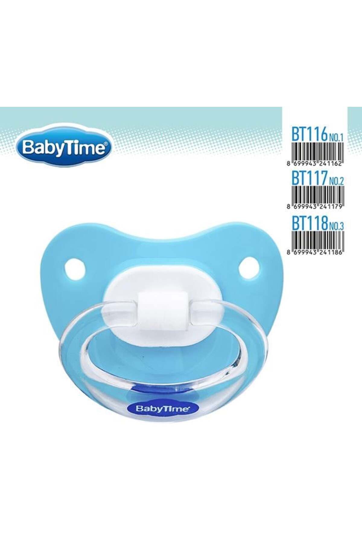 Babytime Damaklı Mat Emzik 1 No. 0-6 Ay