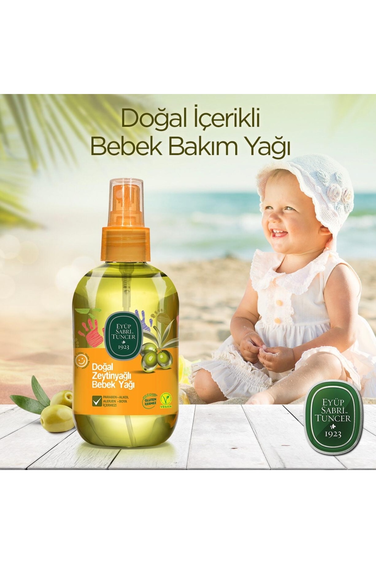 Eyüp Sabri Tuncer Doğal Zeytinyağlı Bebek Yağı 280 Ml- 2 Adet fotoğrafı 2 (önizleme)