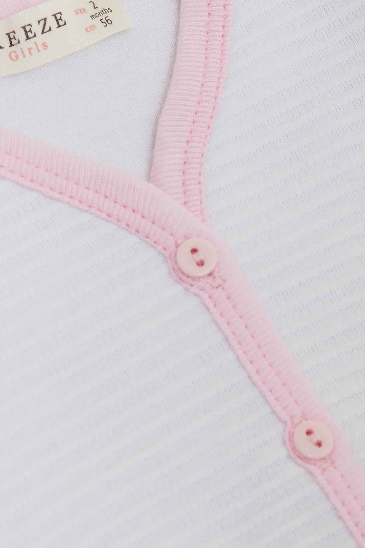 Breeze Kız Bebek Yelek Düğmeli 0-9 Ay, Beyaz fotoğrafı 3 (önizleme)