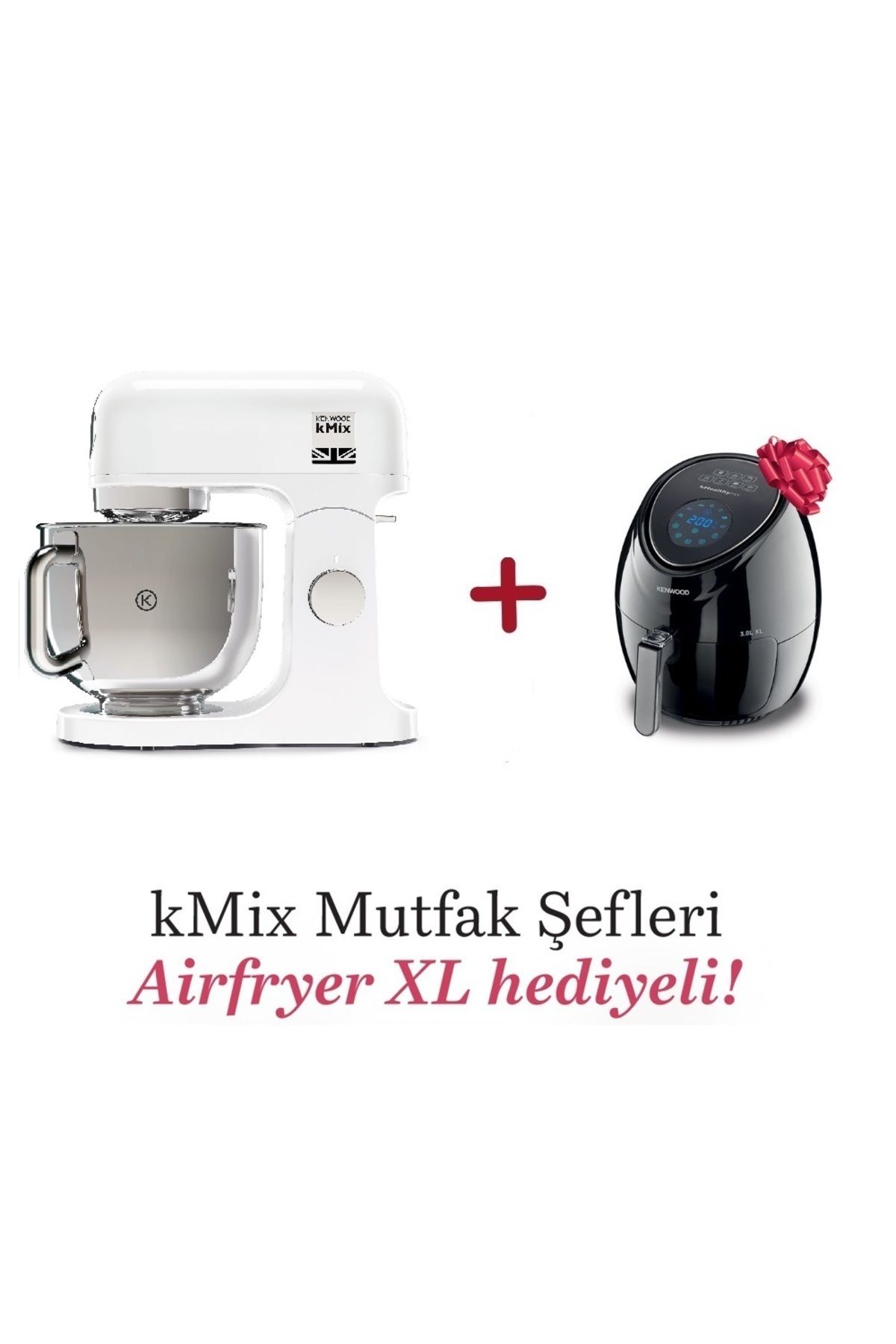 Kenwood Kmx750aw Kmix Beyaz Mutfak Şefi 5 Lt Hfp30 Siyah Airfryer Xl Hediyeli