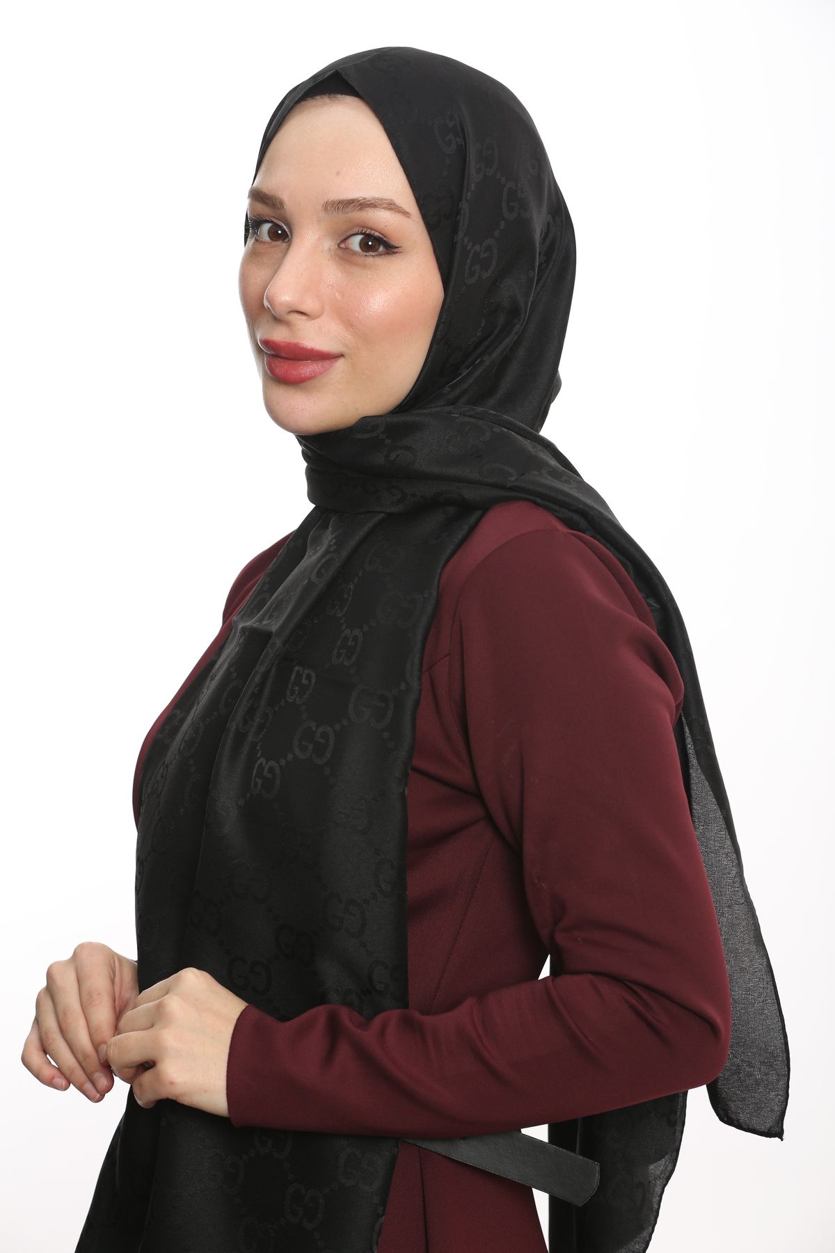 AFRA scarf-شال جاكار منقوش G 5