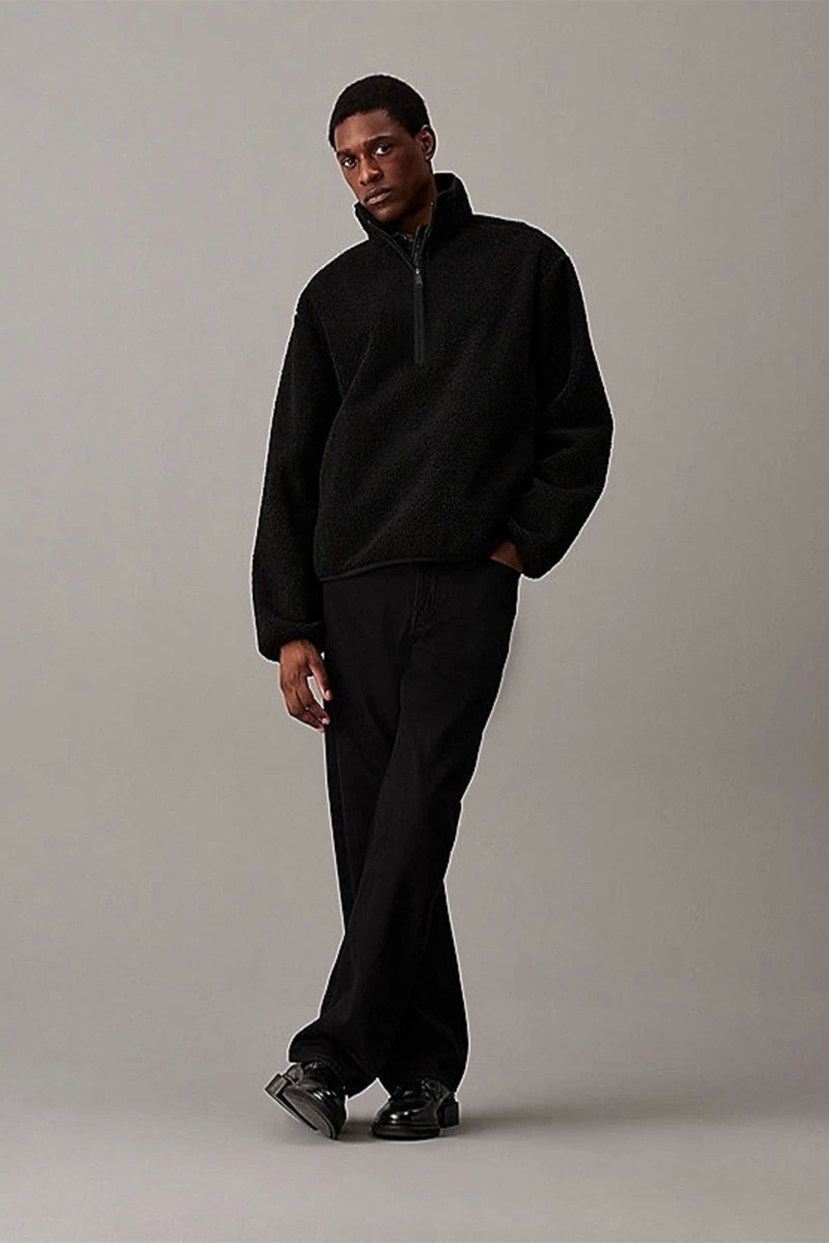 HALF ZIP SHERPA Calvin Klein