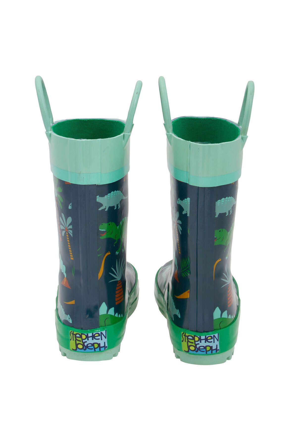 Stephen Joseph-Boy's Rain Boots Dinosaur Green 5