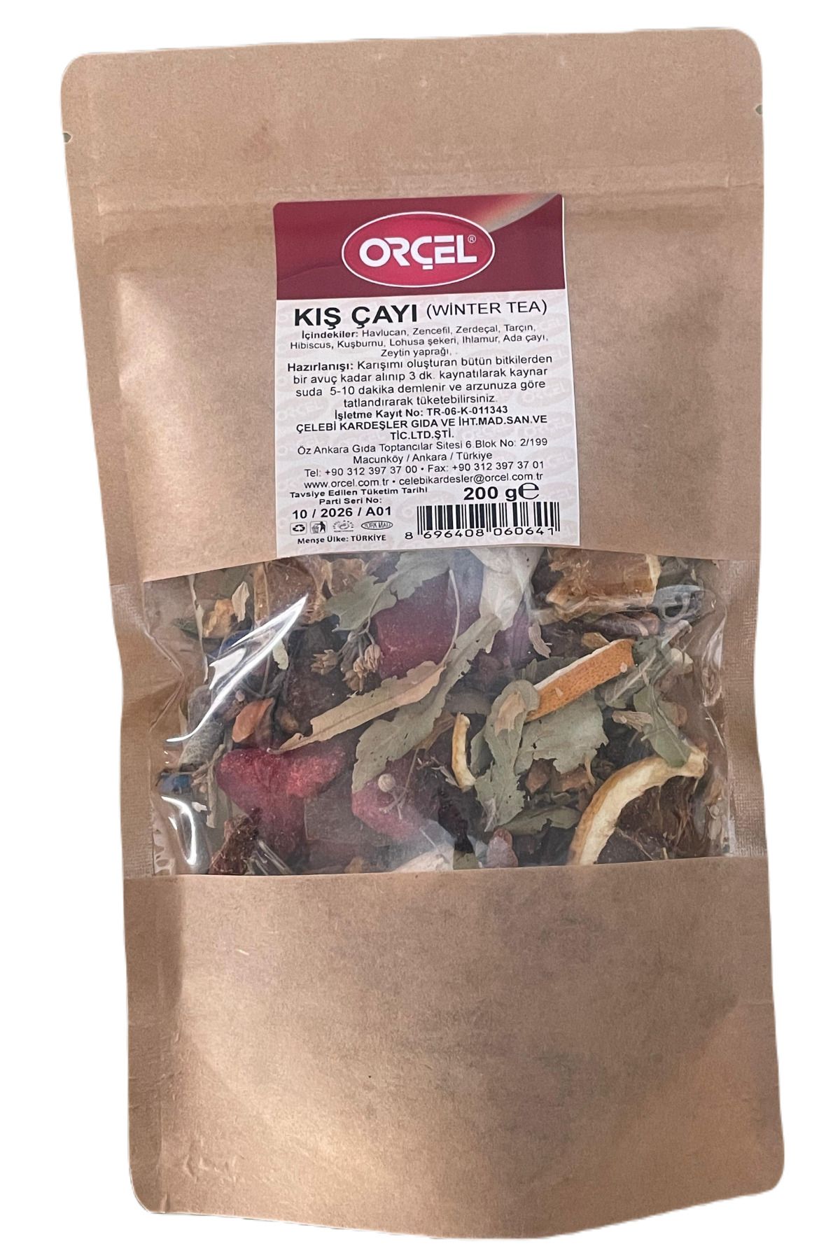 ORÇEL Kış Çayı 200gr. Karışık Kök ve Bitki