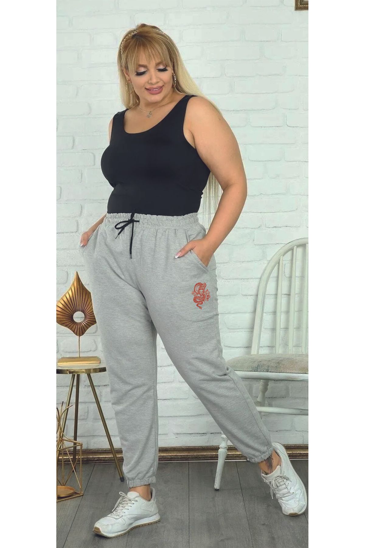 HOFFNUNG Jogger 3 Iplık Unisex Oversize Eşofman Altı 2iplik Şardonlu