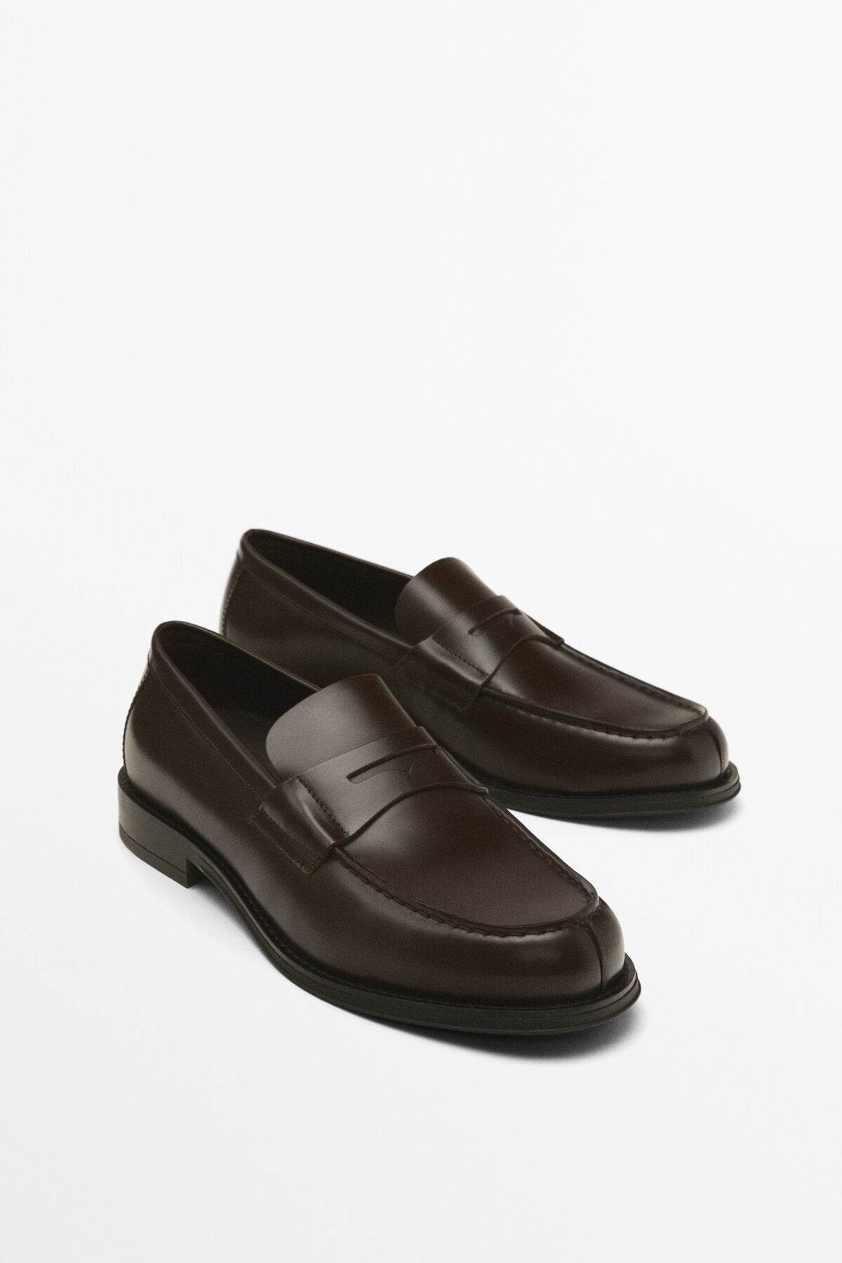 لوفر مردانه نوار چرمی مکوسن اورجینال Massimo Dutti