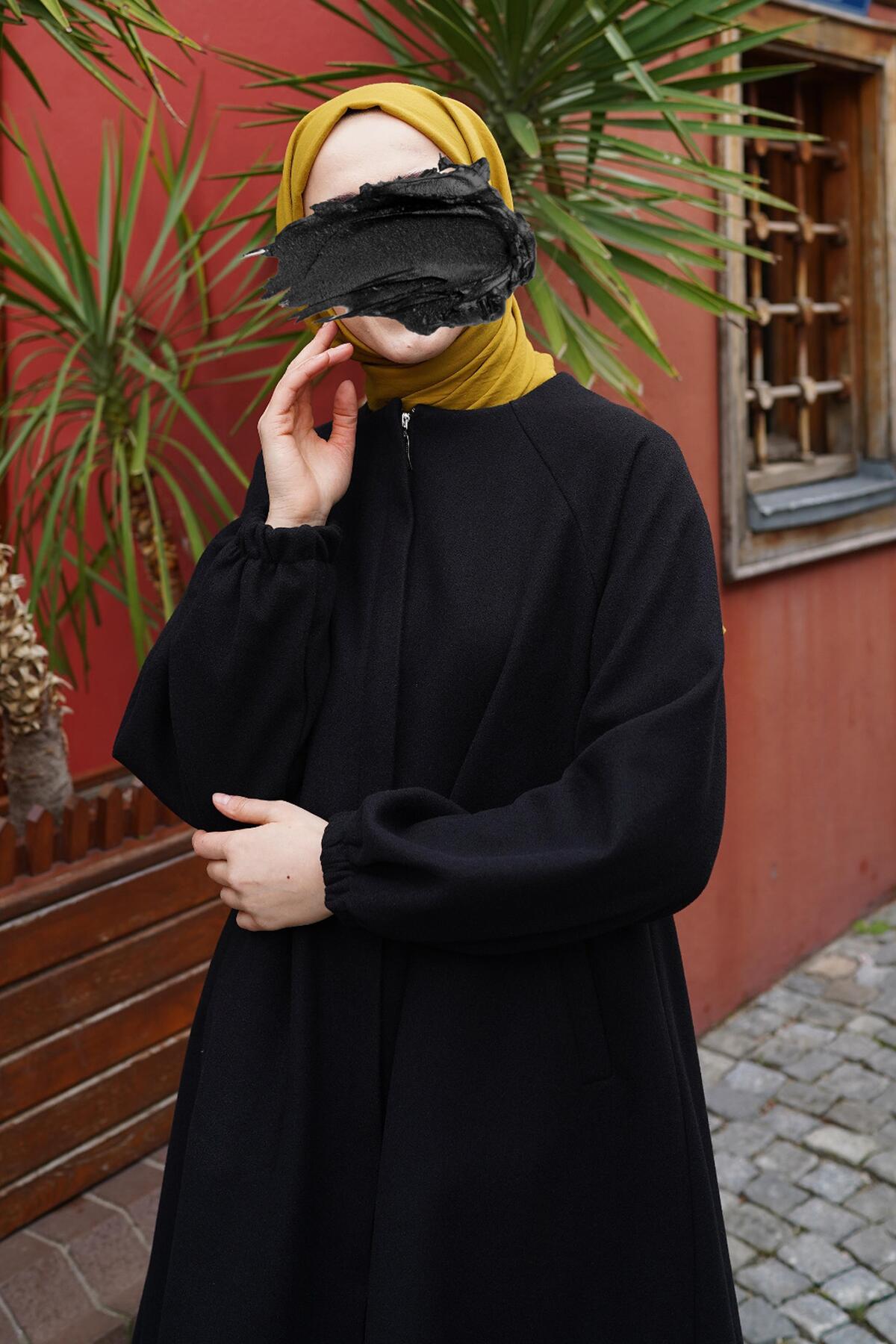 ANDE Kloş Kaban- Siyah görsel 4