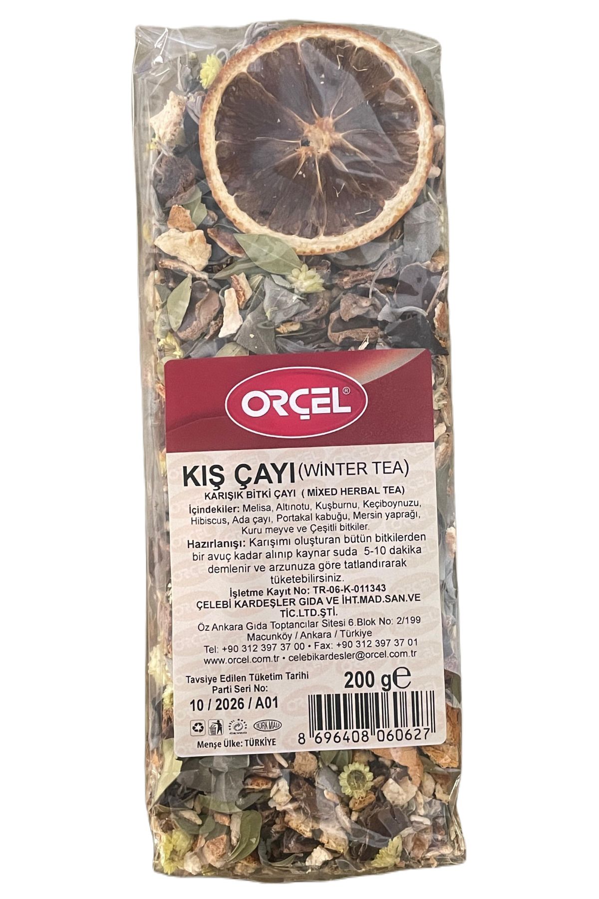 ORÇEL Kış Çayı Karışık Bitki Çayı 200gr.