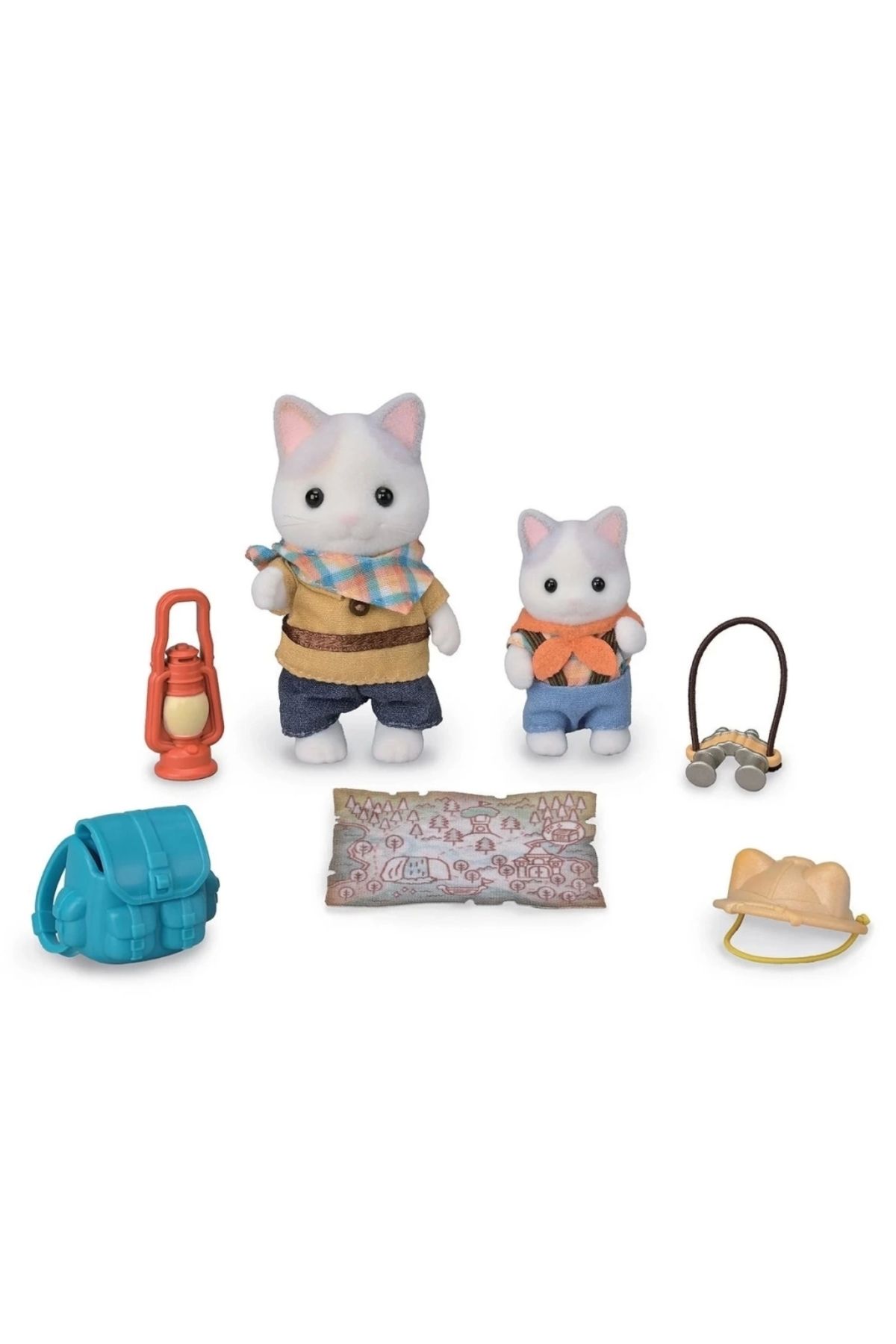 SYNOPE Çocuk Sylvanian Families Heyecanlı Keşif Seti Latte Kedi Abi ve Kardeş 5763