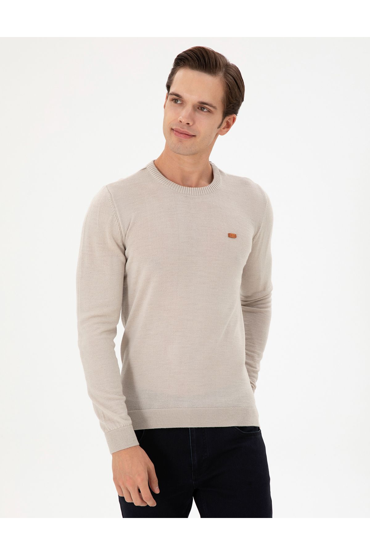 پلیور خاکستری مردانه سنگ اورجینال U.S. Polo Assn.