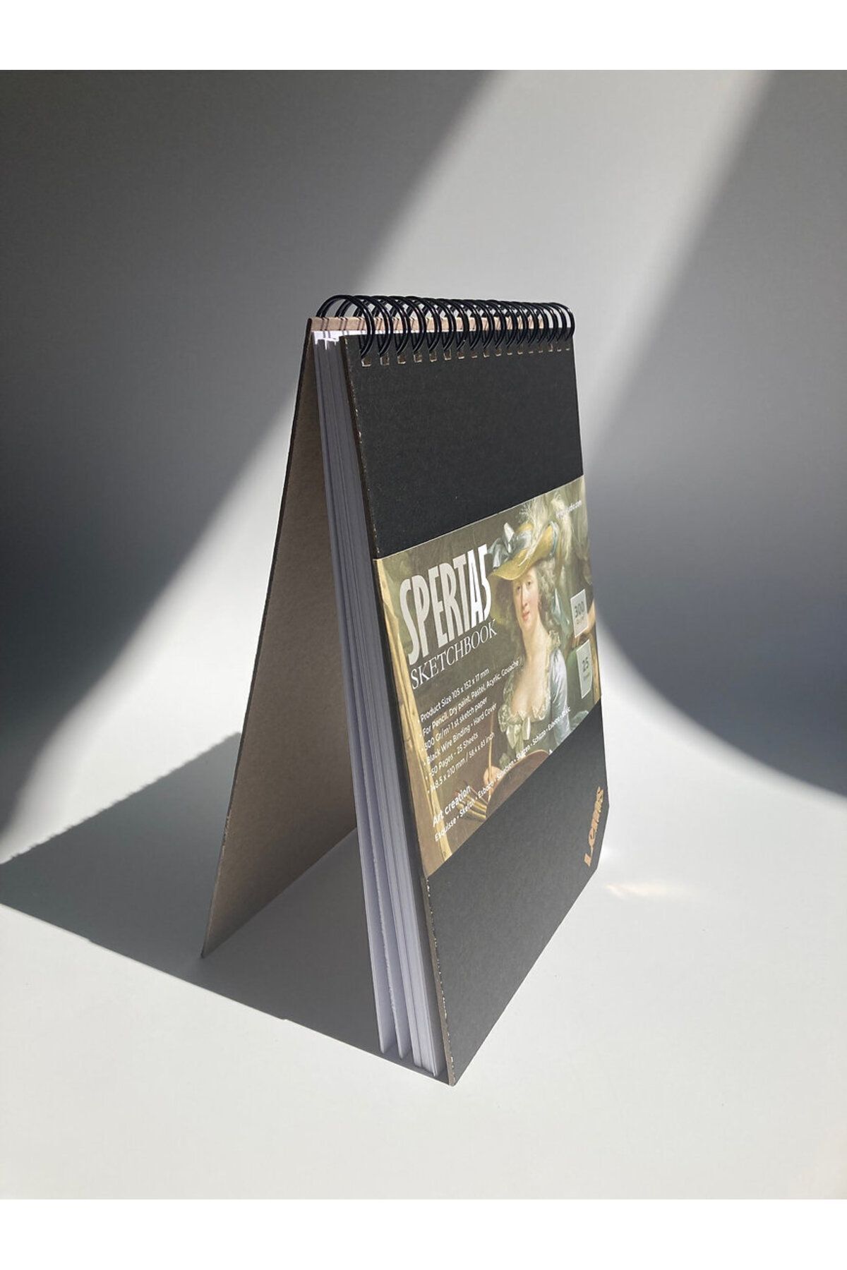Sperta A5 Sketchbook 300gr 50 syf. 25 yaprak Sert Kapak Eskiz defteri