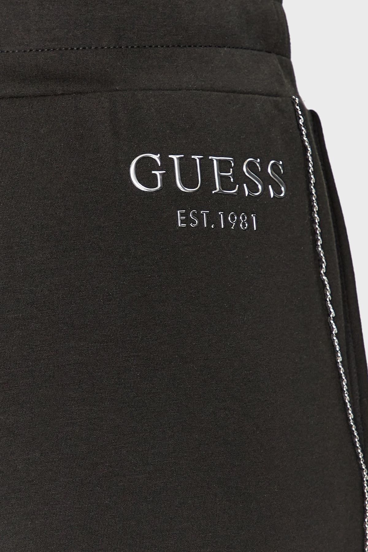 Guess-Pantaloni de scuba pentru femei Chain, cu croiala normală 5