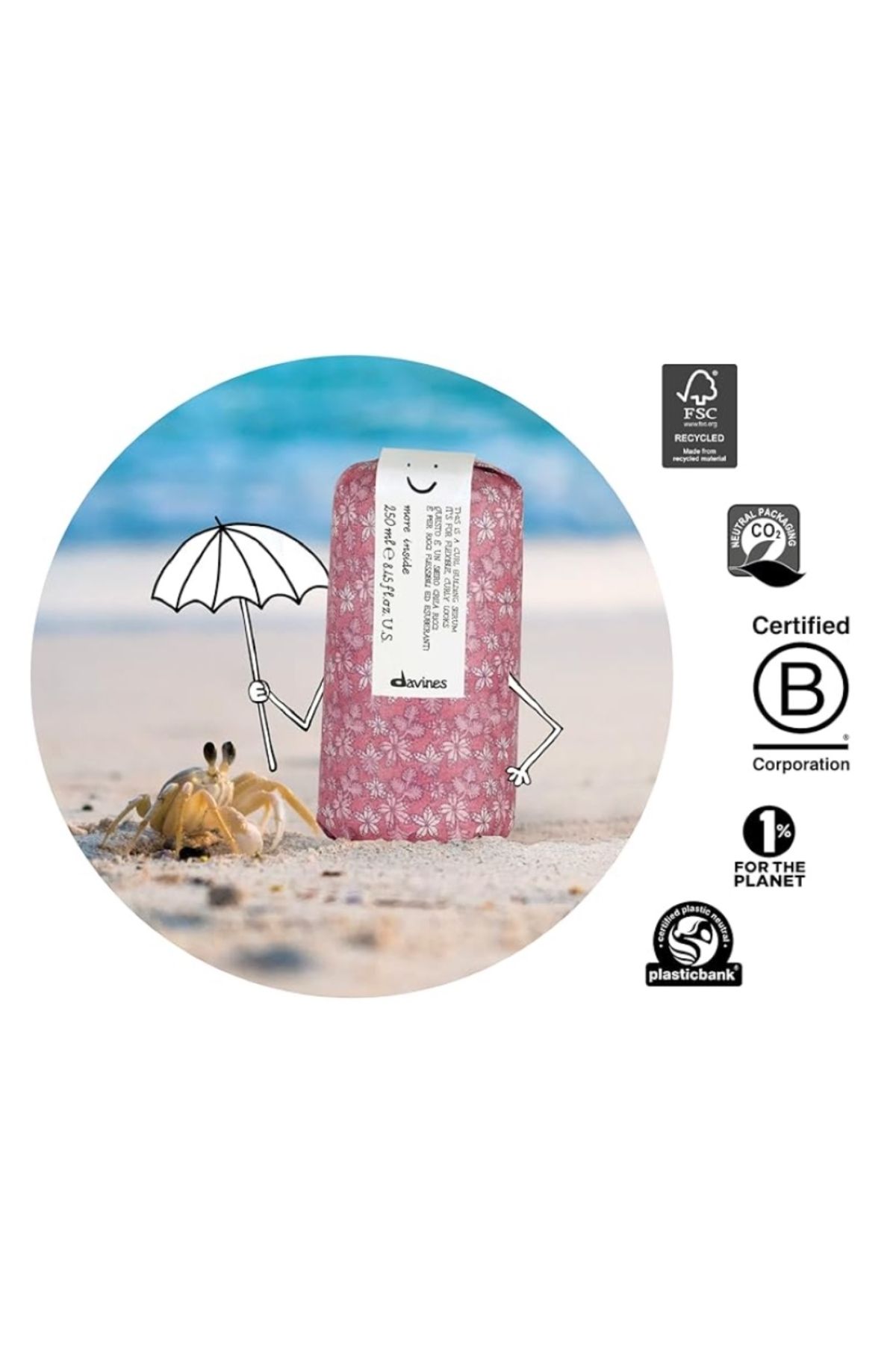 Davines Curl Building kıvırcık saçlar için saç bakım serumu 250 ml 25