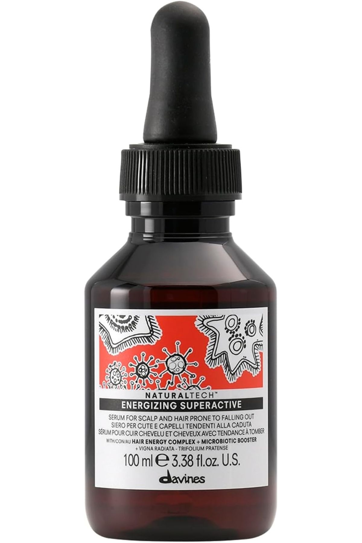 Davines-Red Clover Extract Energizing Superactive Hair Serum - 3.38 Fl.Oz 1