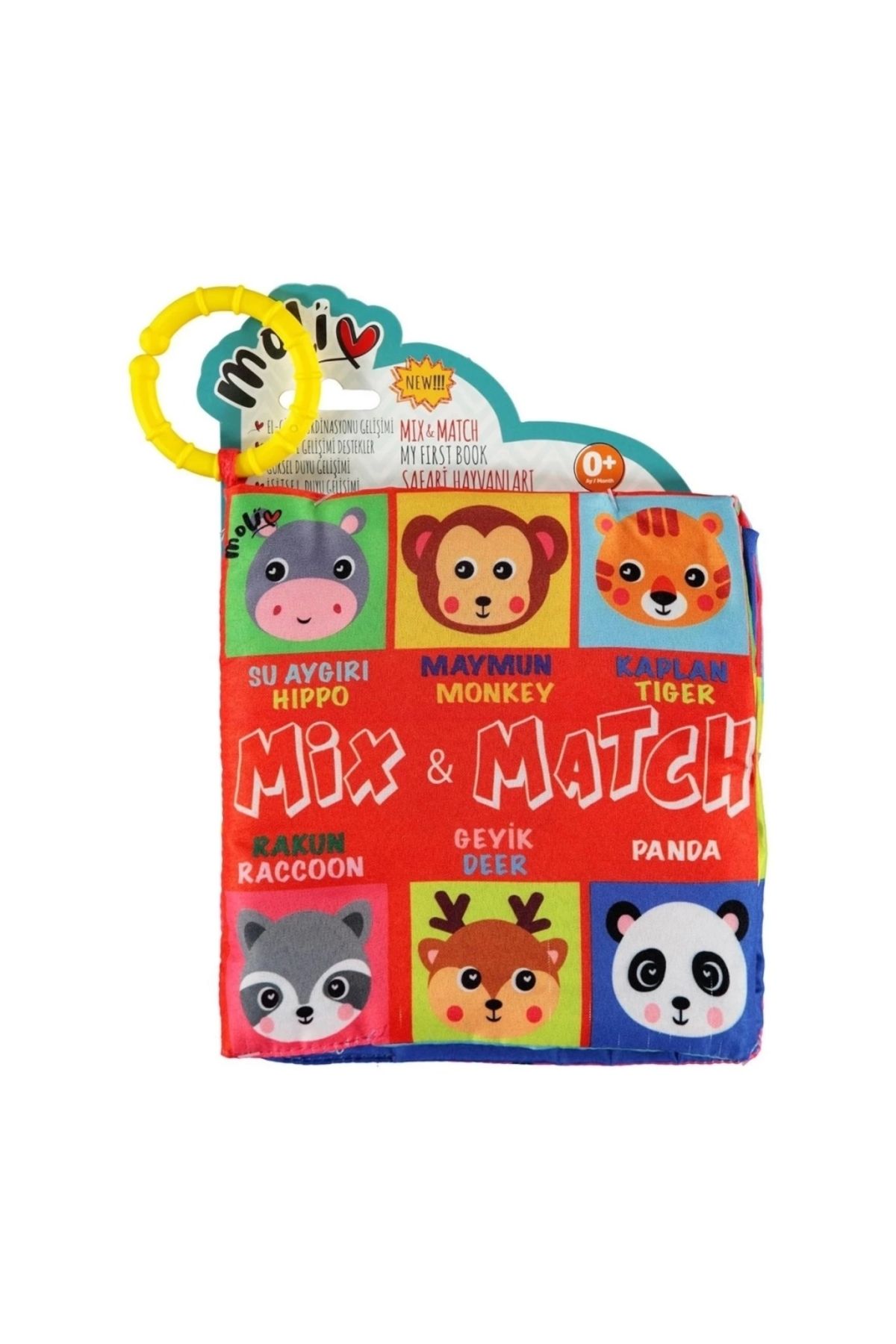 Finetoo Çocuk Bul & Eşleştir Kitap Safari Hayvanları
