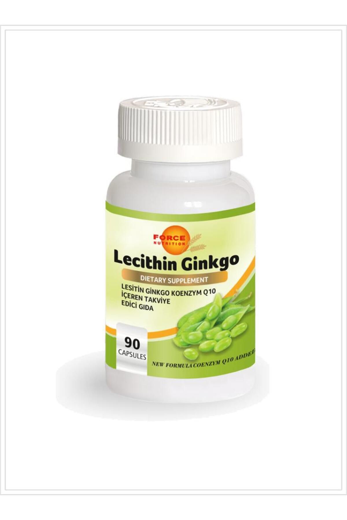 Force Nutrition Lesitin Ginkgo Biloba Koenzym Q10 90 Kapsül