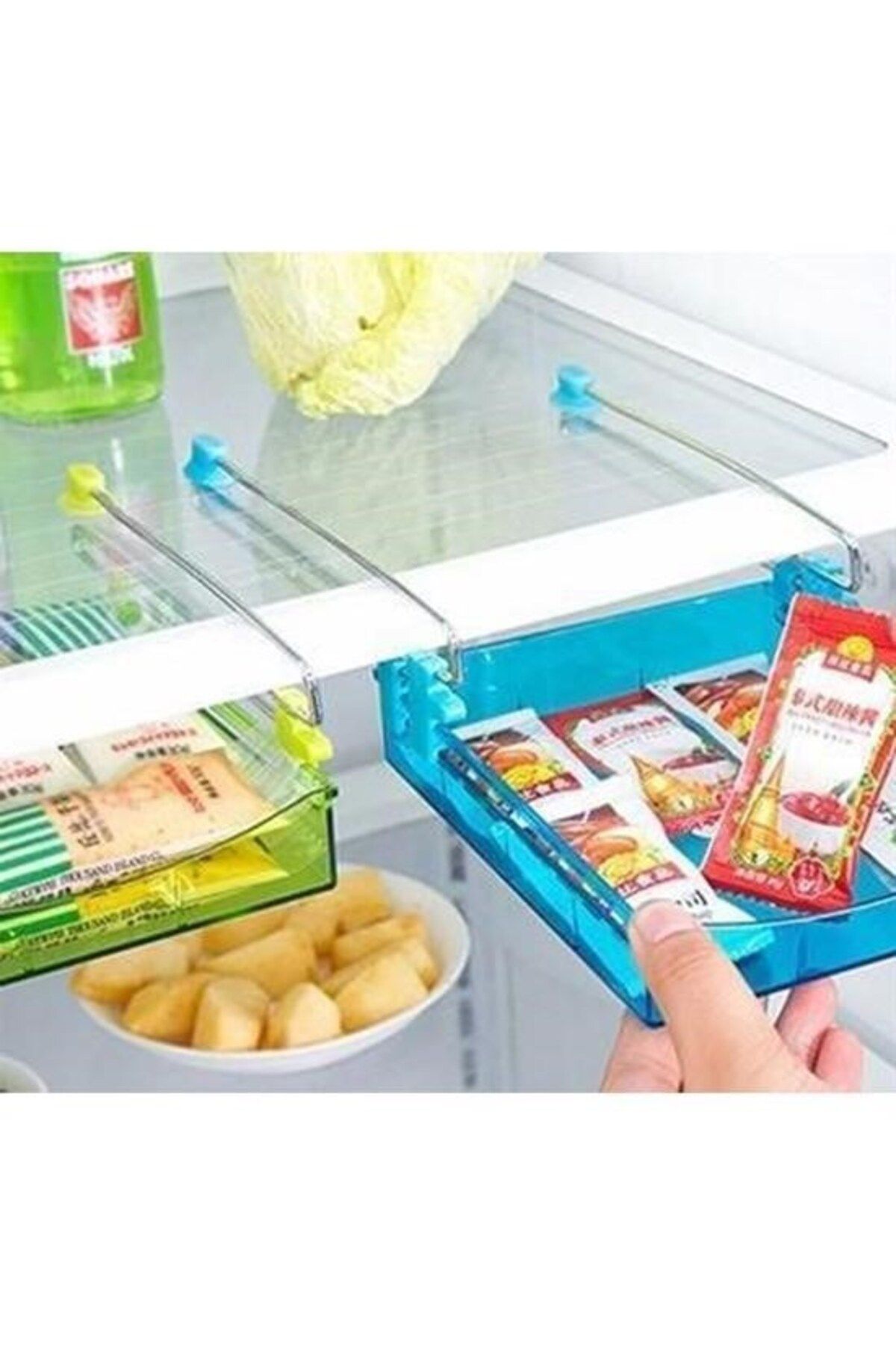 snapmart Dekoratif Çok Amaçlı Raf Buzdolabı Masa Altı Portatif Mutfak Rafı