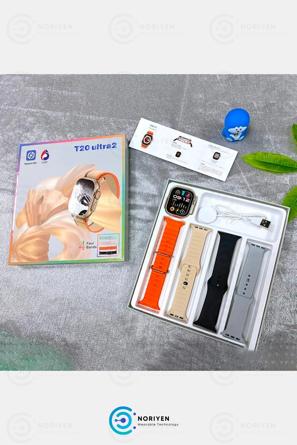 Yeni Nesil Watch 8 Ultra 4 Kordonlu Spor Ve Sağlık Sensörlü Ios Android Bluetooth T20 Akıllı Saat