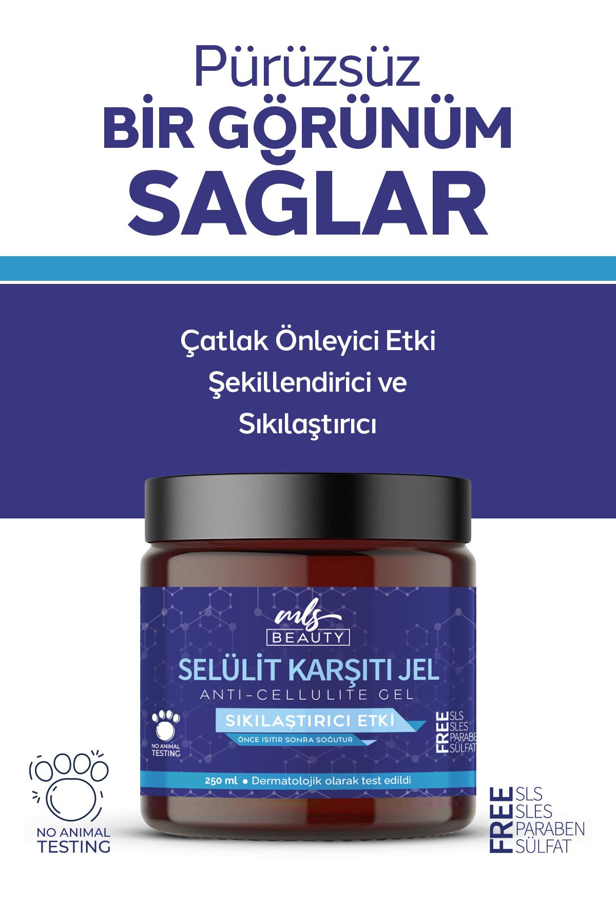 milacus , Sıkılaştırıcı, Selülit Ve Çatlak Giderici Vücut Şekillendirici Jel 250 ml