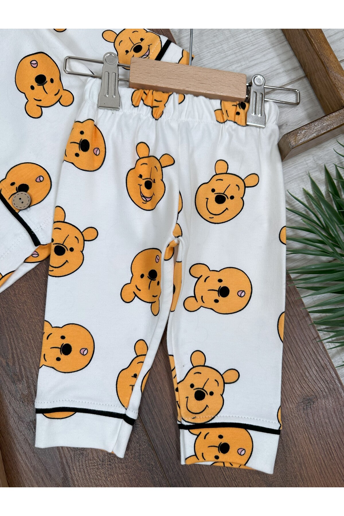 tiwitibaby Bebek ve Çocuk Pijama %100 Pamuk Yumuşak Doku Önden Düğmeli Mevsimlik Erkek Bebek Pijama Takımı fotoğrafı 2 (önizleme)