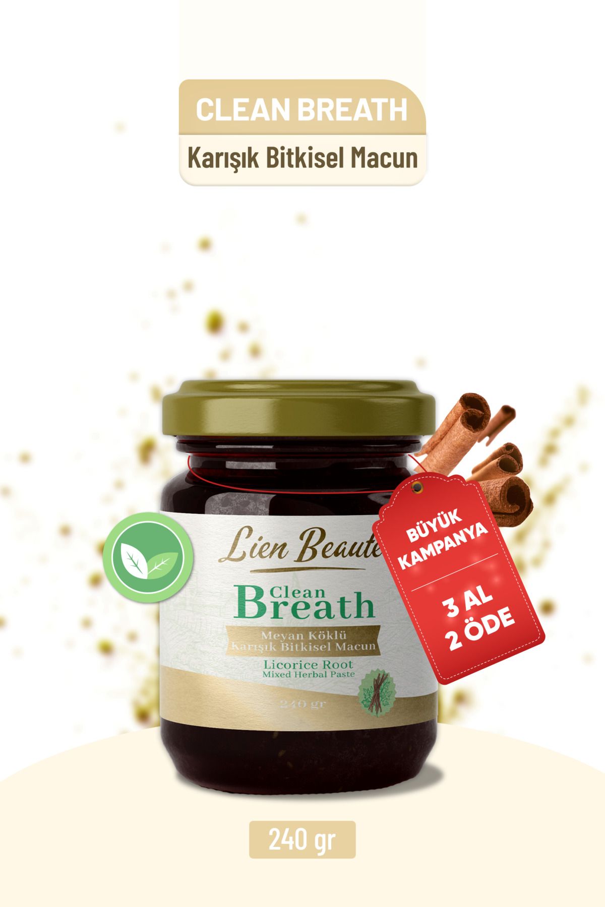 Lien Beaute Clean Breath Meyan Köklü Karışık Bitkisel Macun 240 gr