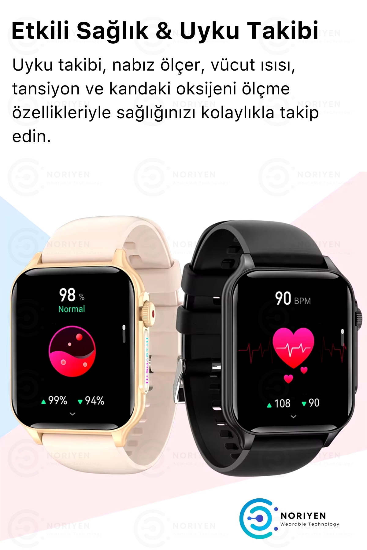Premium Serisi New Design P6 Fitness Spor Sağlık Sensörlü iOS Android Uyumlu Watch Siyah Akıllı Saat