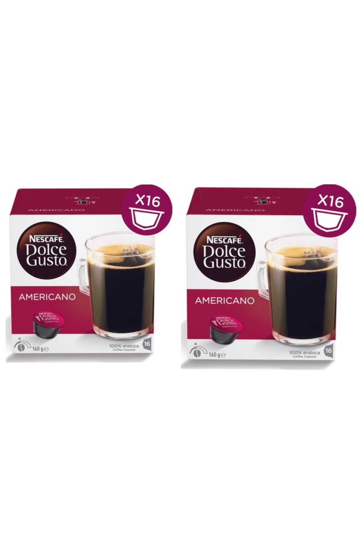 Nescafe-Dolce Americano Capsule Coffee 16 Li*2 Pcs 1