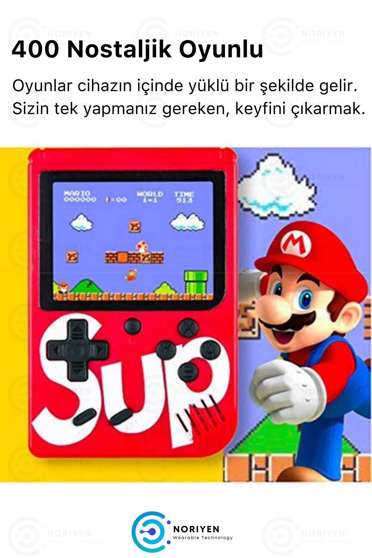 Yeni Nesil Mini Atari 400 Oyunlu Gameboy Çift Kollu Nostalji Retro Oyunlu Gamebox Video Oyun Konsolu