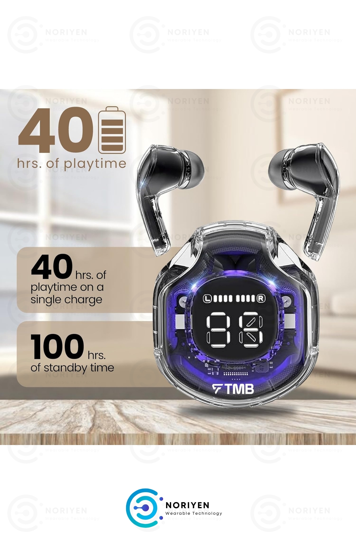 Yeni Nesil Ultrapods Pro 8D Stereo Ses Powerbanklı Ios Android Uyumlu Gaming Bluetooth 5.3 Kulaklık