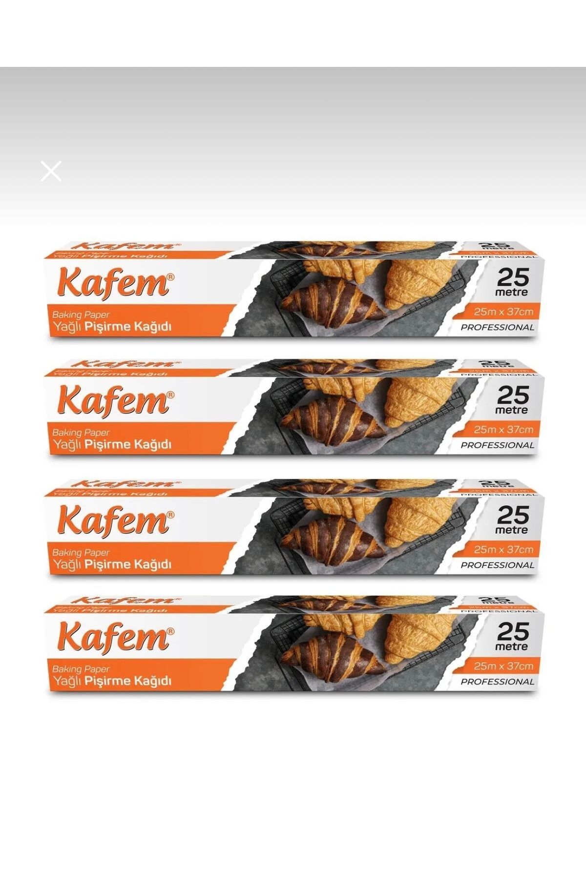 KAFEM-Oil Baking Paper 37 cm X 25 cm X 4 Packs 1