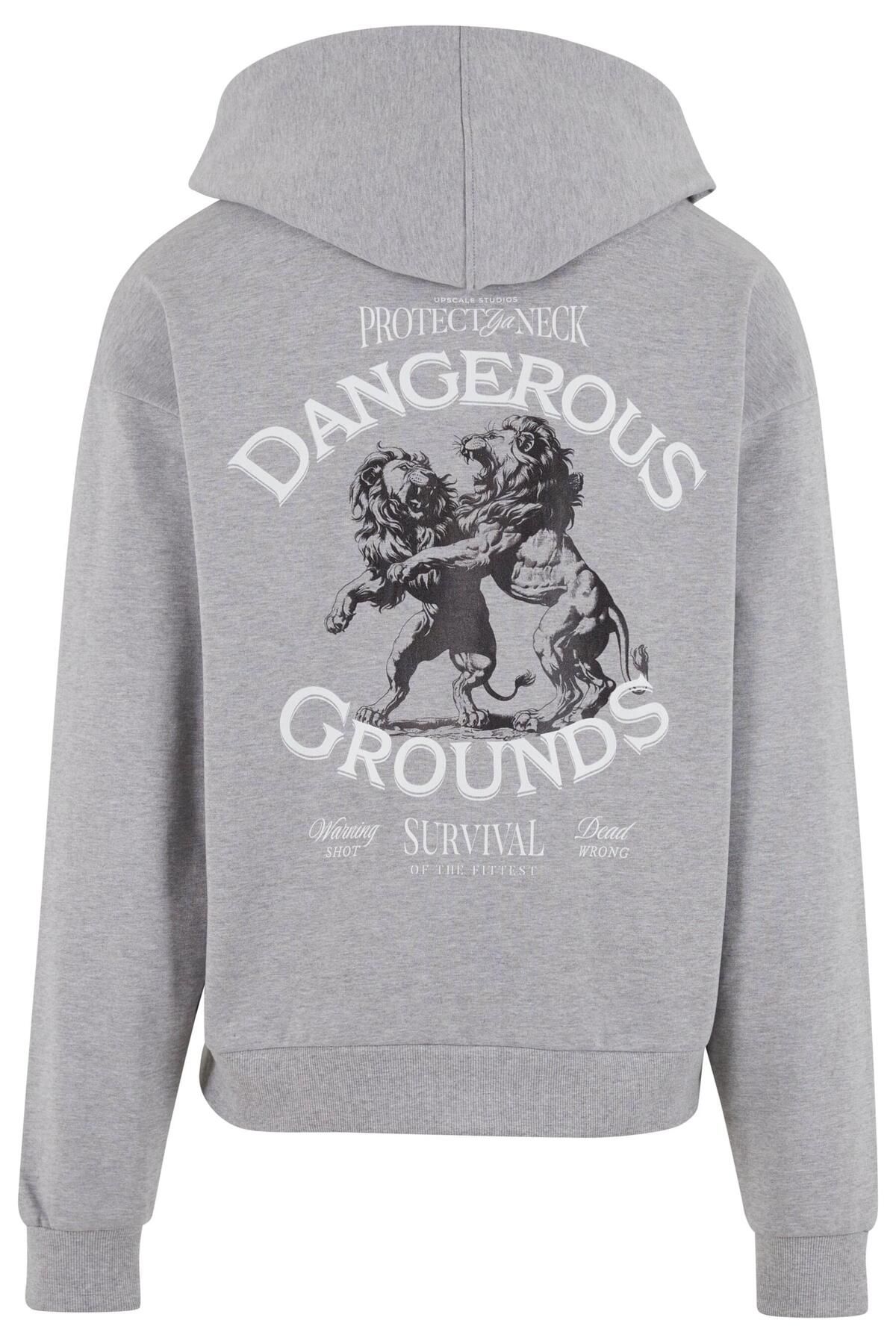 Upscale by Mister Tee-Dangerous Grounds Oversize Zip Hoody 2