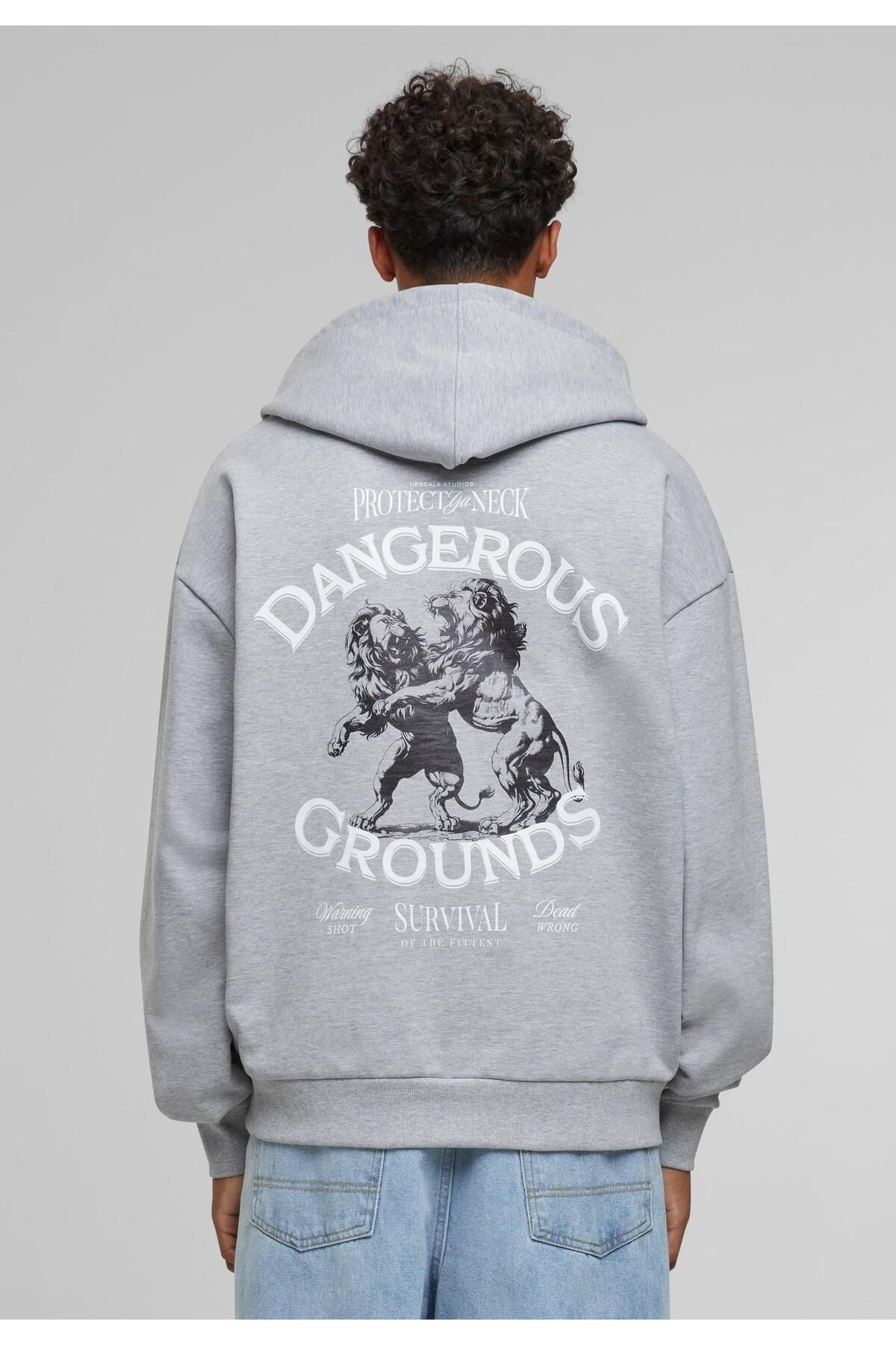 Upscale by Mister Tee-Dangerous Grounds Oversize Zip Hoody 4