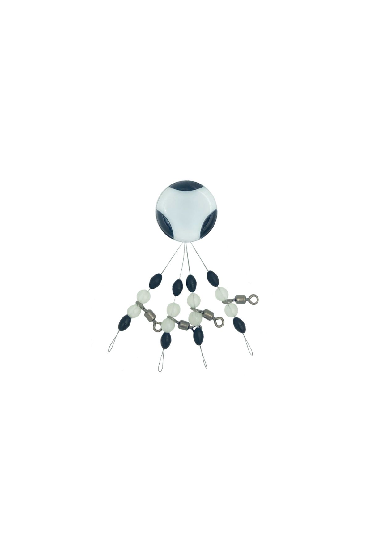 Albastar-Bead Detailed Swirled Stopper S - Set of 4 1