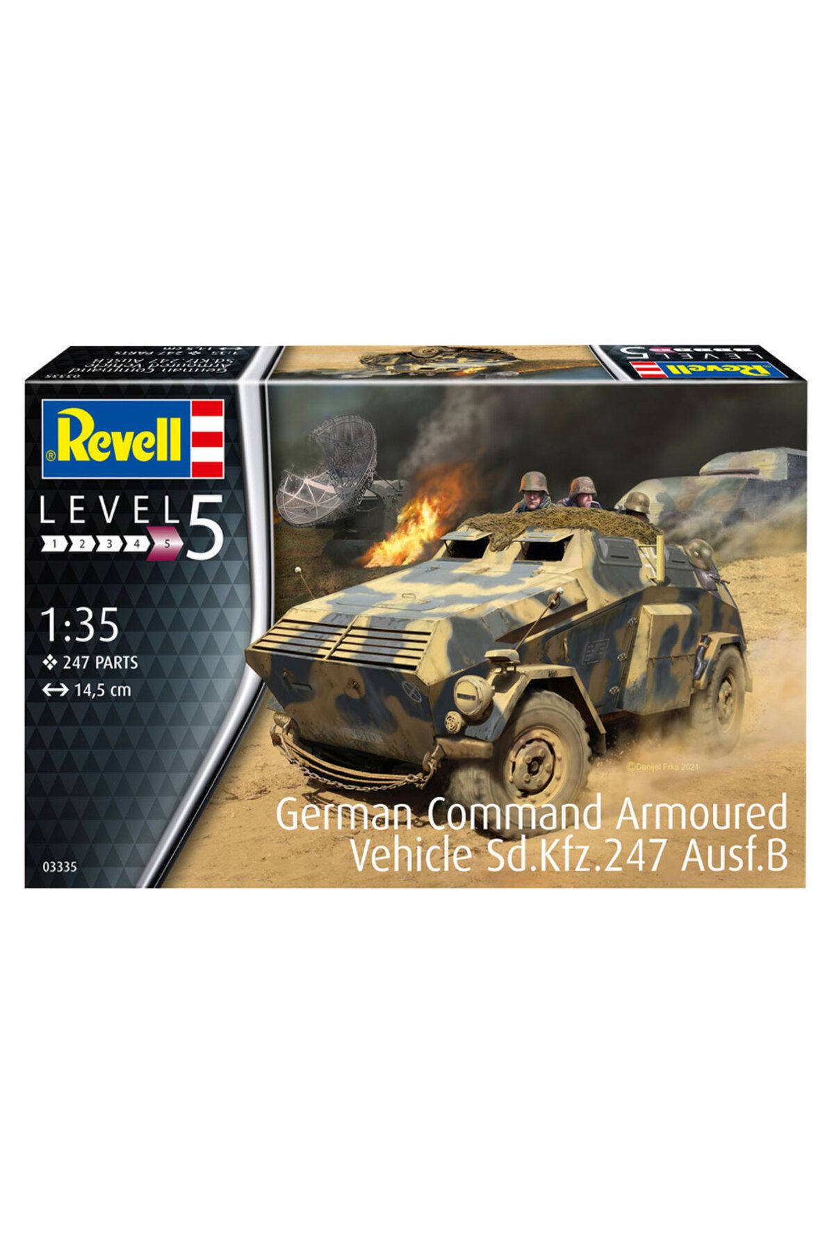 ماکت Model Kit Tools Alemer Almert Command SD KFZ 247 Ausf B 03335 REVELL