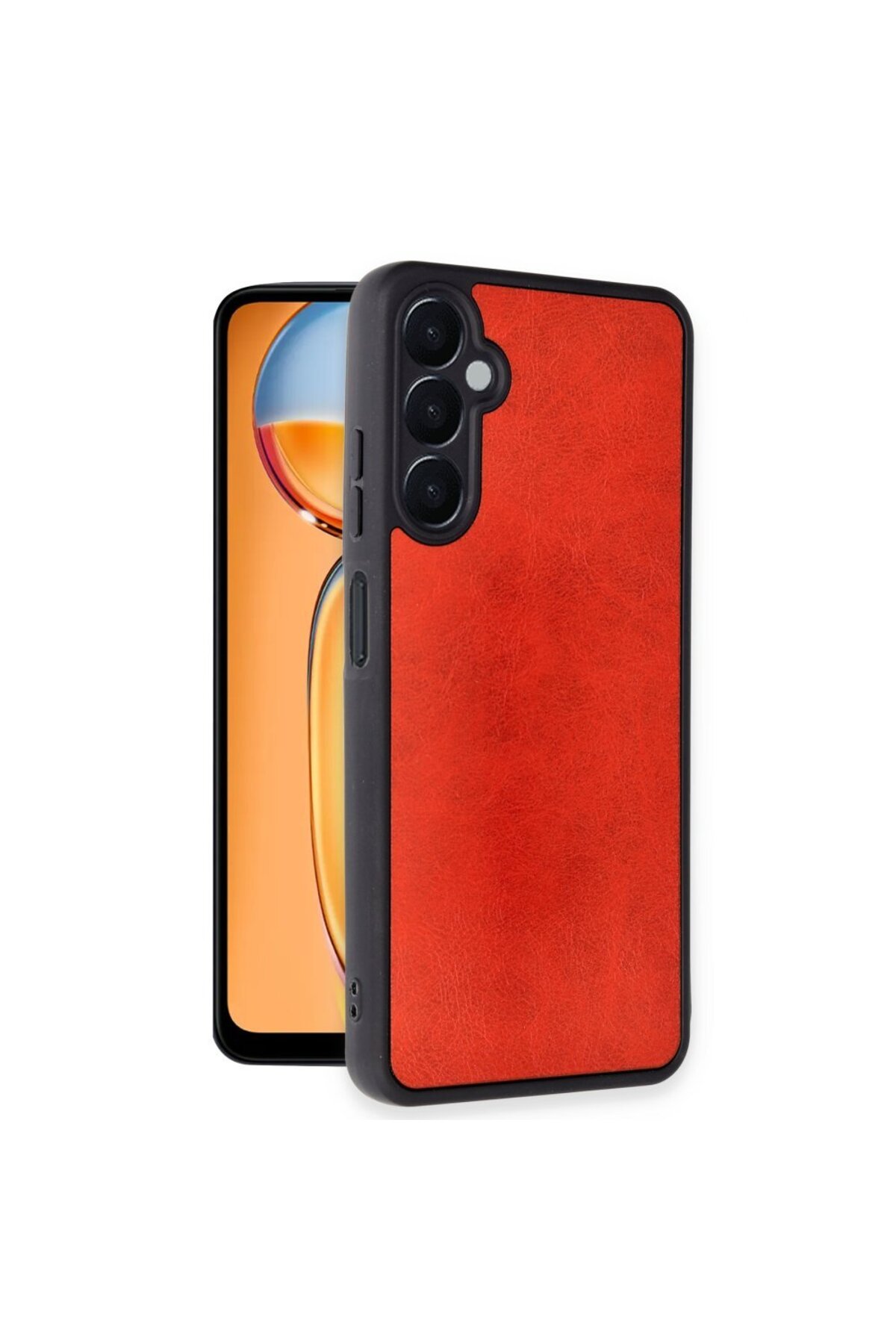 Case Camera Shielded TPU and Suede PU Leather Anti-Slip Ultra-Light Luxury Cover for Samsung Galaxy M34
