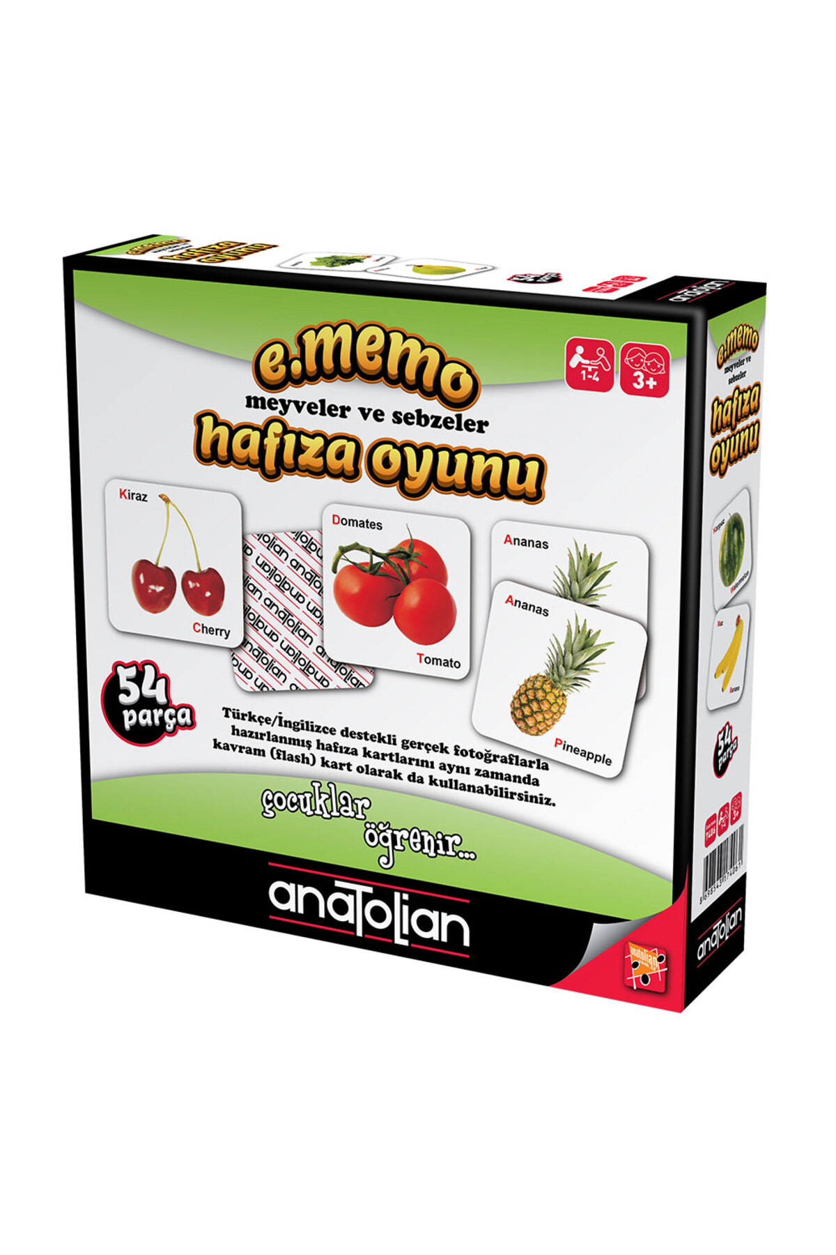 Fruits & Vegetables - 54 Pieces Memory Game 7406