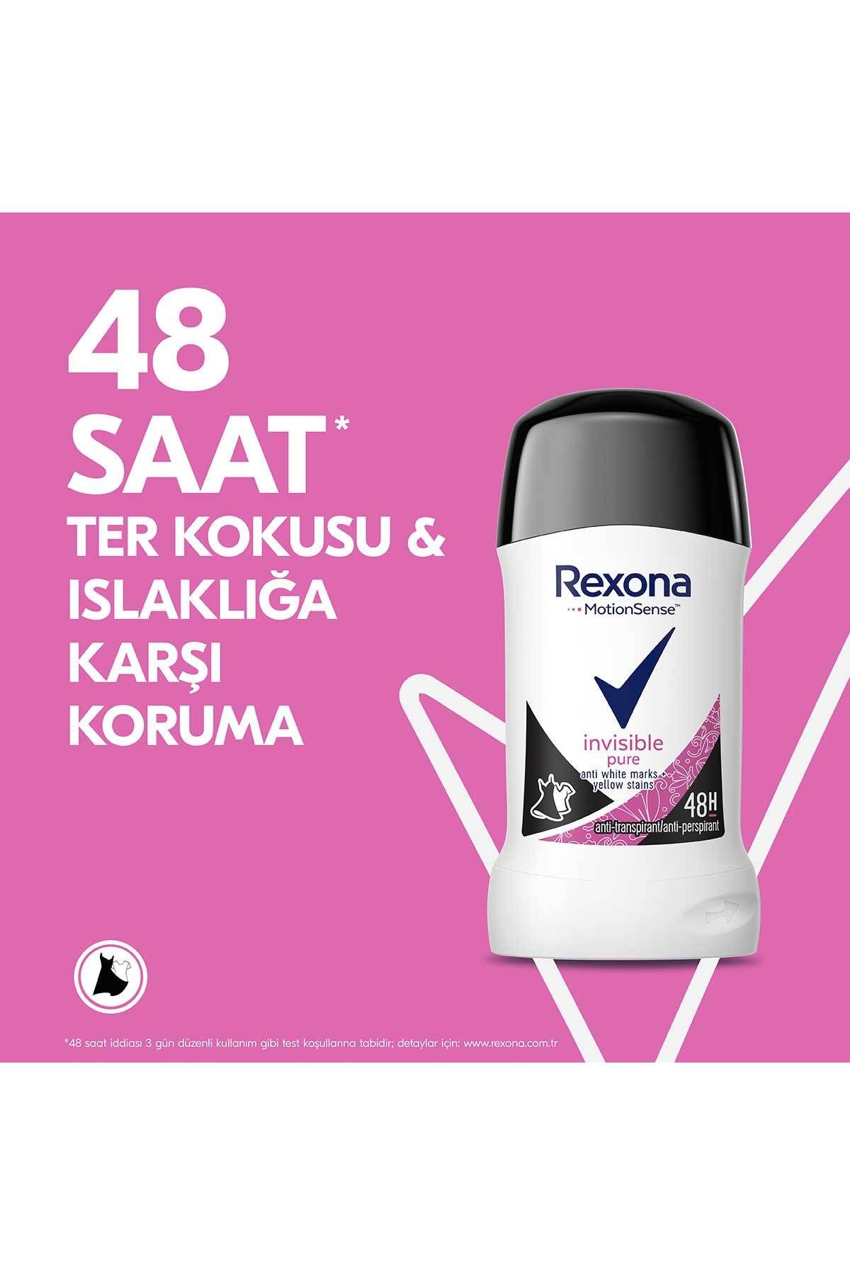 دئودورانت استیک زنانه موشن‌سنس اینویزیبل پیور – 40 میلی‌لیتر Rexona