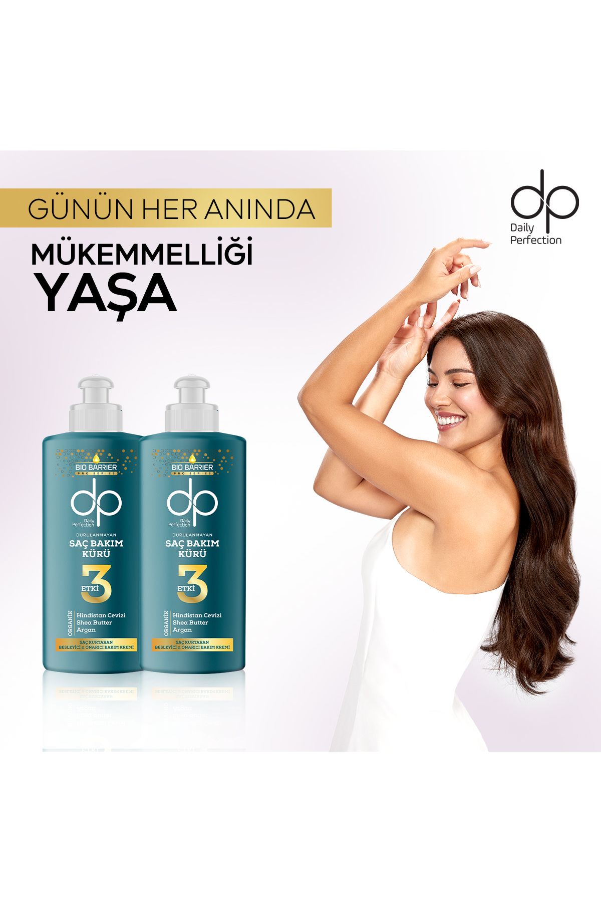 dp Daily Perfection Bio Barrier Saç Bakım Kürü Durulanmayan 200 ml X 2 Adet-4