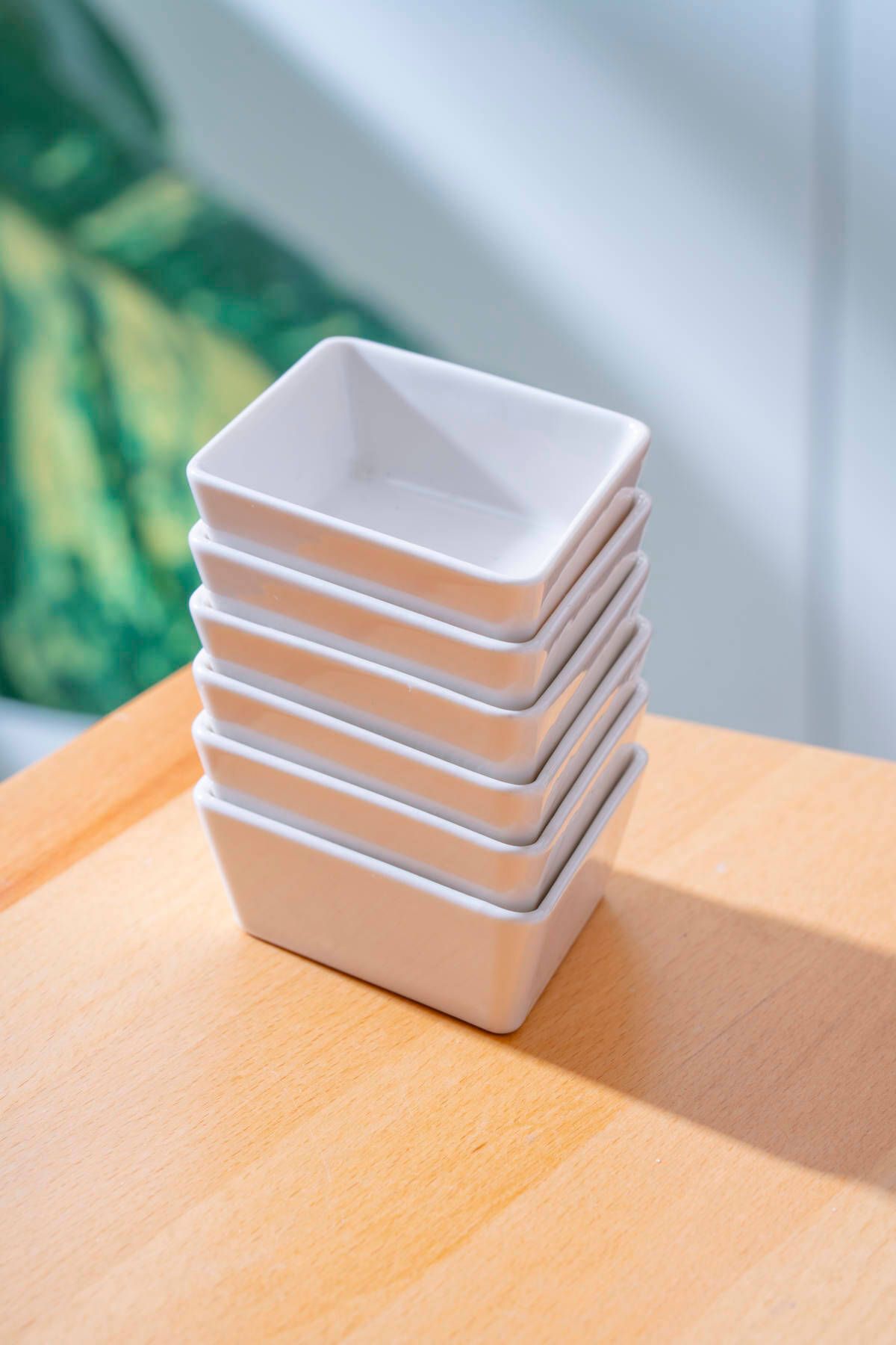 Bianco Perla 6 lı Porselen Kahvaltılık Tabak - 14 cm
